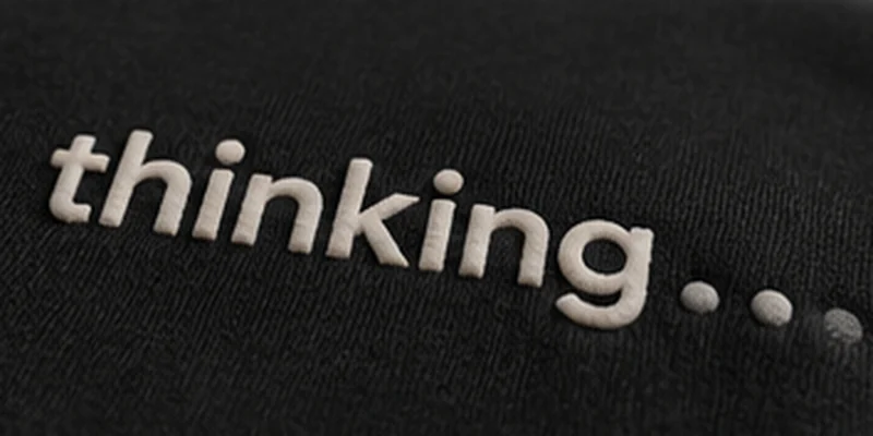 puff print wordmark close-up